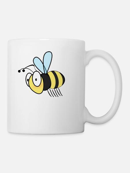 abeille - Mug blanc - blanc