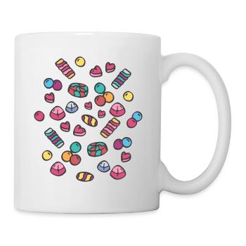 Halloween candy / candy design / gift - Mug - white - Right