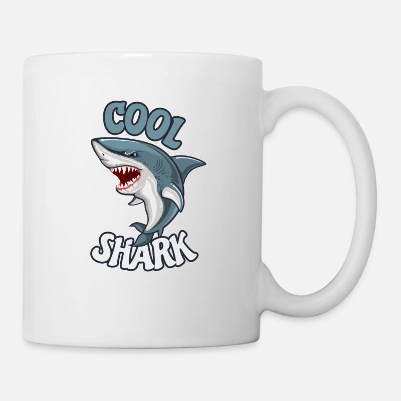 Cool sharks marine animals ocean cool shark - Mug - white