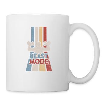 Workout Retro Fitness Training Gym Vintage - Mug - white - Right