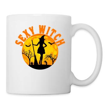 Halloween sorcière sexy sorcière drôle cadeau - Mug blanc - blanc - Droite