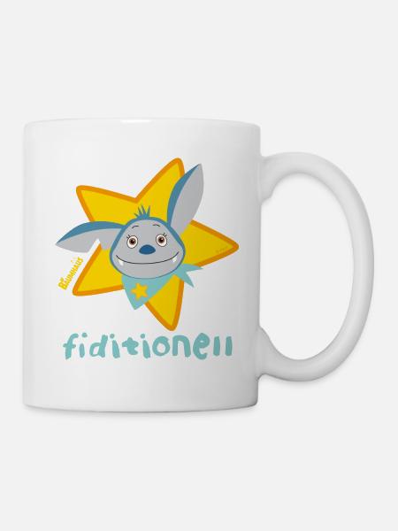 KiKA-Baumhaus mit Fidi Fiditionell - Tasse - Weiß