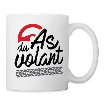 As du volant - Mug blanc - blanc - Droite
