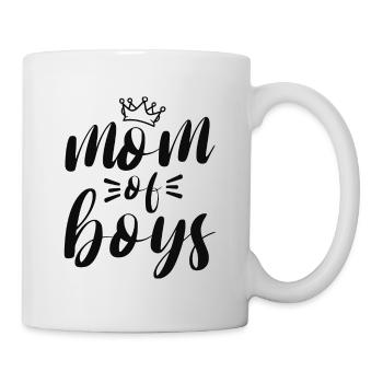 Mom of Boys Mom of Boys Mother's Day Gift Idea - Mug - white - Right
