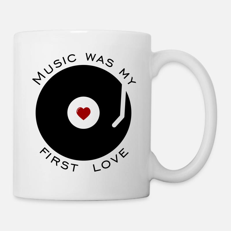 Music was my first love - Tasse - Weiß