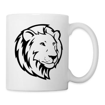 lion - Mug blanc - blanc - Droite