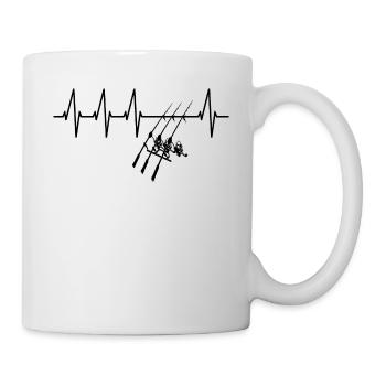 Pêche - Mug blanc - blanc - Droite