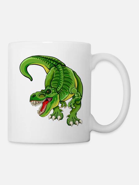 Rex - T Rex - Dinosaures - Mug blanc - blanc