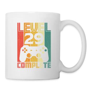 29th Birthday Gamer Level 29 Complete 29 years - Mug - white - Right