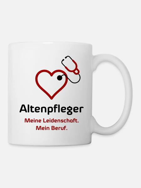 Altenpfleger - Tasse - Weiß