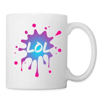 LOL - Tasse - Weiß - Rechts