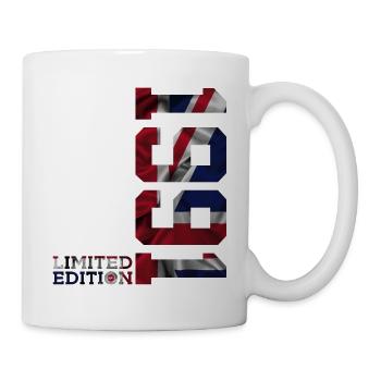ANGLETERRE ÉDITION LIMITÉE 35E ANNIVERSAIRE 1991 AU ROYAUME-UNI - Mug blanc - blanc - Droite