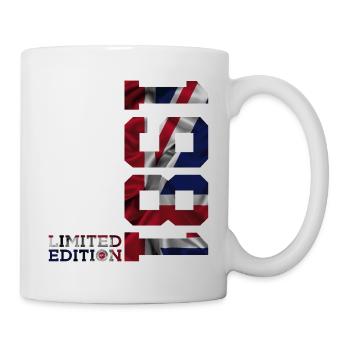 ÉDITION LIMITÉE ANGLETERRE 45E ANNIVERSAIRE 1981 - Mug blanc - blanc - Droite