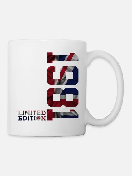 ÉDITION LIMITÉE ANGLETERRE 45E ANNIVERSAIRE 1981 - Mug blanc - blanc