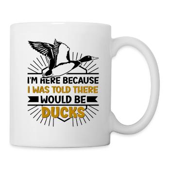 Propriétaire de canard Canard Mère Canard Amoureux Canard - Mug blanc - blanc - Droite