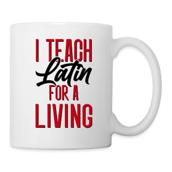 Professeur de latin Professeur de latin Professeur de latin - Mug blanc - blanc - Droite