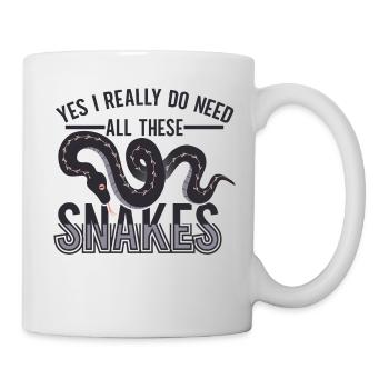 Snake owners Snake lovers Snakes - Mug - white - Right