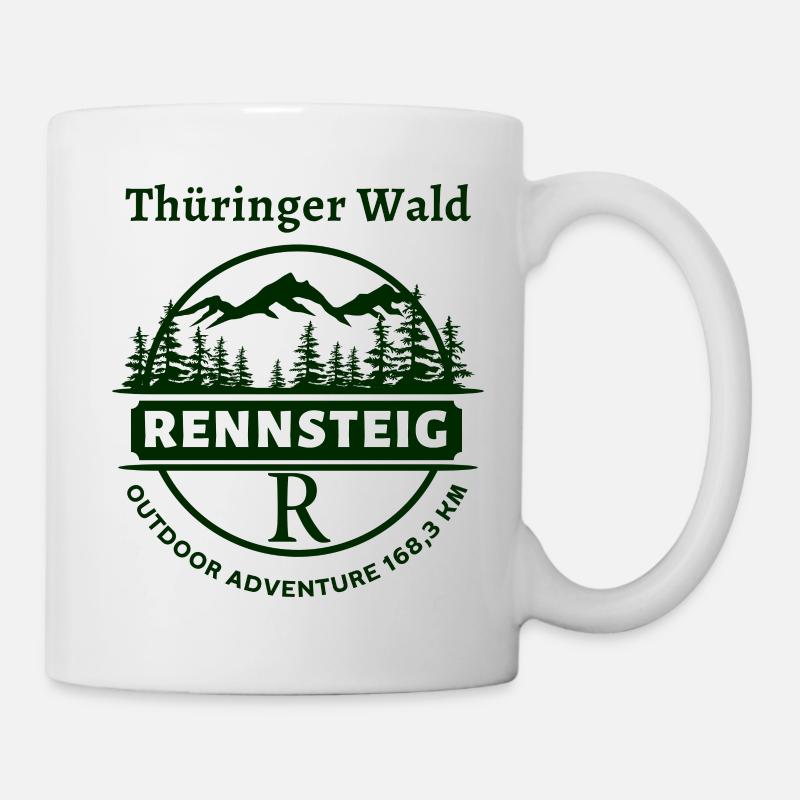 Rennsteig-Thüringer Wald-Thüringen - Tasse - Weiß