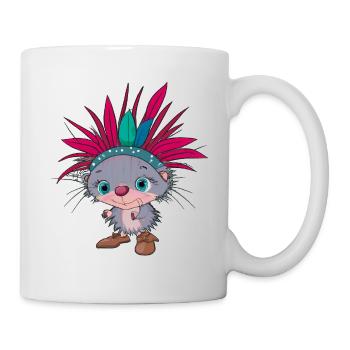 Apache porcupine - Mug - white - Right