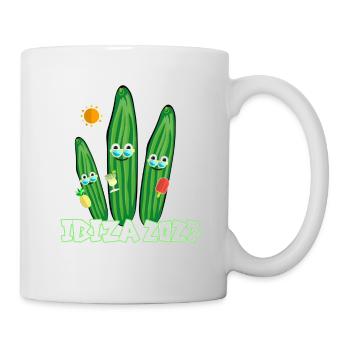 Cucumber Family,Cucumber,Cucumber,Ibiza, Party - Mug - white - Right