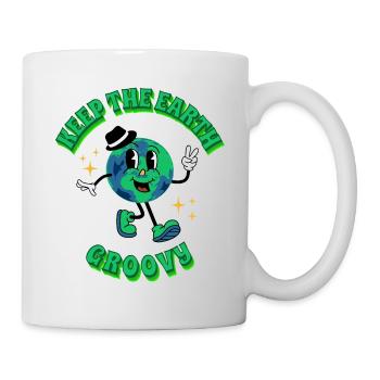 🌈 "Groove with Earth Love." Shirt🌈 - Mug - white - Right
