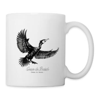 cormoran huppé pointe du grouin coeur de breizh - Mug blanc - blanc - Droite