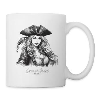 pirate corsaire de morlaix coeur de breizh - Mug blanc - blanc - Droite