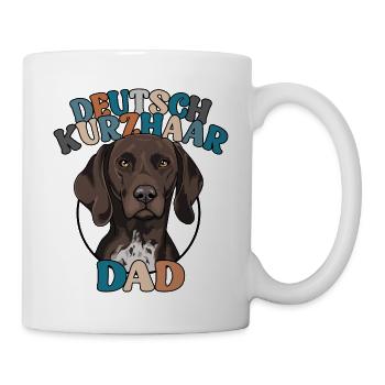 German Shorthaired Dad Dogs Hunting Dogs Wilsigns - Mug - white - Right