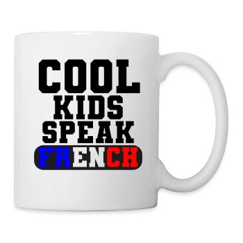 French language Cool Kids Speak Gift for France - Mug - white - Right