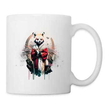 panda roux, graffiti, peinture, panda, geisha, anime - Mug blanc - blanc - Droite