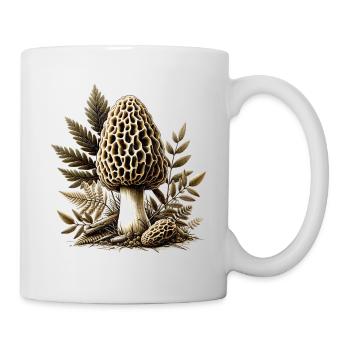 A morel mushroom - Mug - white - Right