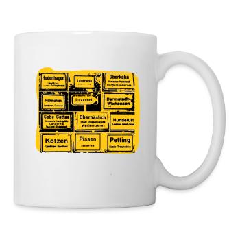 Funny City Names,Cities, Germany - Mug - white - Right