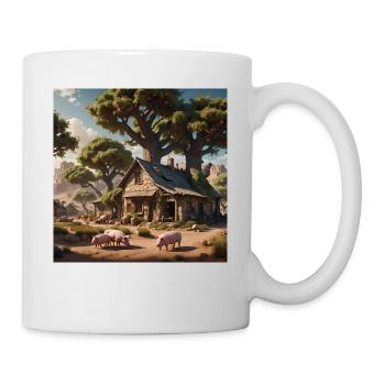 Pig farm - Mug - white - Right