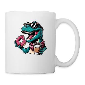 Sweet Dino T-Rex Donut Café - Mug blanc - blanc - Droite