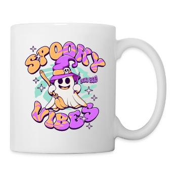 Ambiance effrayante Halloween fantôme - Mug blanc - blanc - Droite