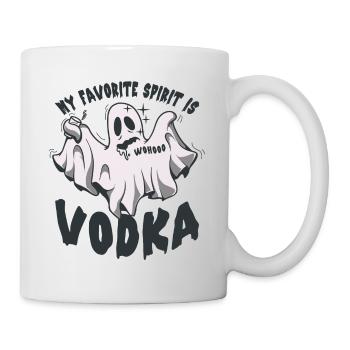 My favorite spirit is vodka - Mug - white - Right