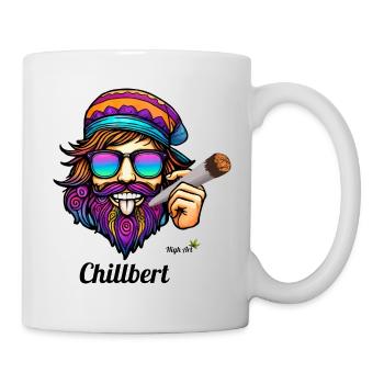 Chillbert der Kiffer - High Art - Tasse - Weiß - Rechts
