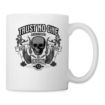 Trust No One - Tasse - Weiß - Rechts