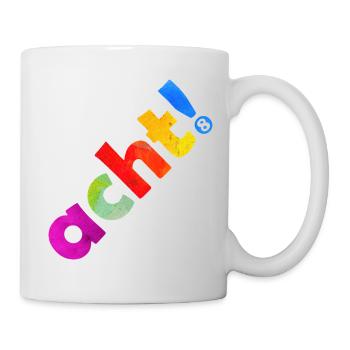 ACHT 8 JAHRE 8. GEBURTSTAG - Tasse - Weiß - Rechts