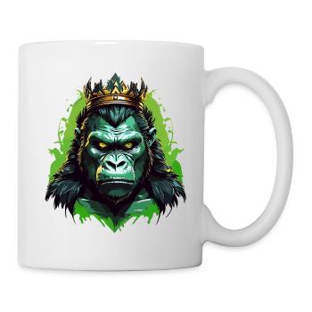 Gorille - Mug blanc - blanc - Droite