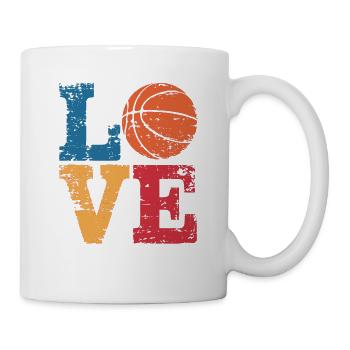 Basketball Love - Mug - white - Right