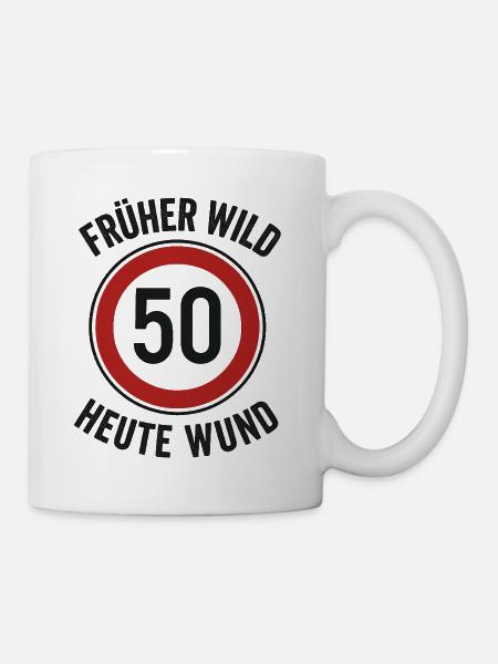 50 iger - Humor - Tasse - Weiß
