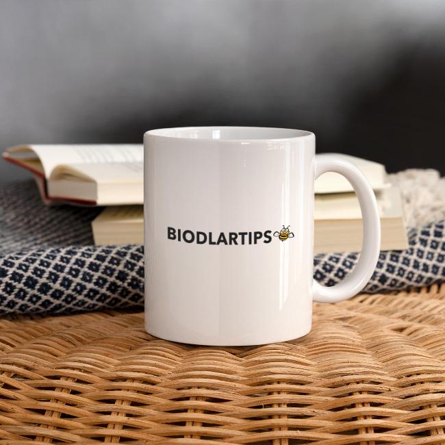 Biodlartips - Podcast logo med svart text