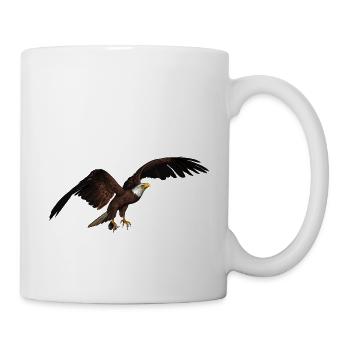 Seeadler Weißkopfseeadler Adler - Tasse - Weiß - Rechts