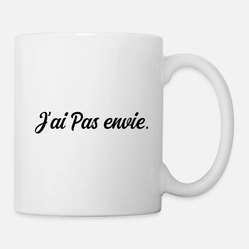 J ai pas envie - Mug blanc - blanc