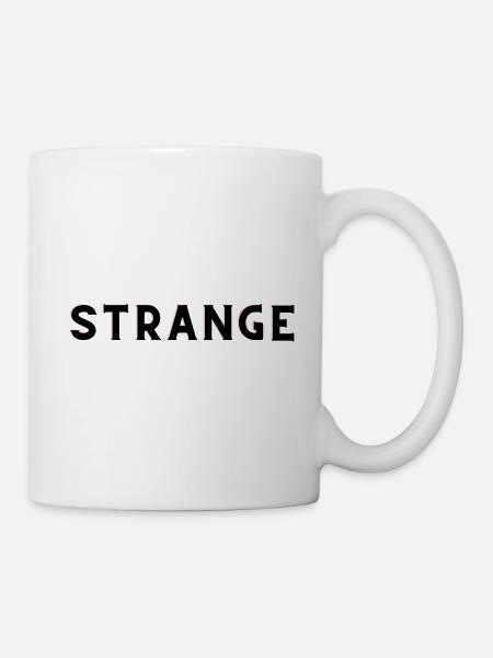 Strange - Tasse - Weiß