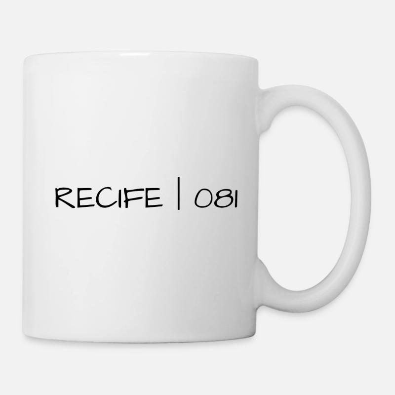 {Coleção Cidades Bacanas} DDD Recife - Mug - white