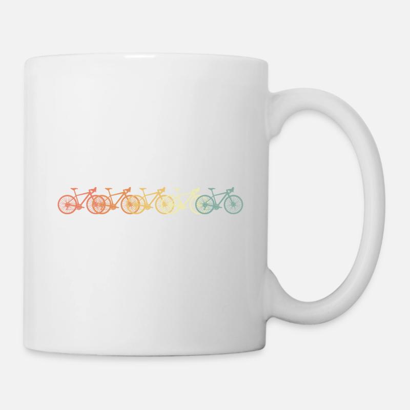 Vélo vintage de course - Mug blanc - blanc