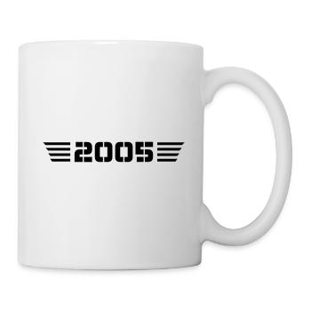 Geburtsjahr Geburtstag Born In - Made in 2005 - Tasse - Weiß - Rechts