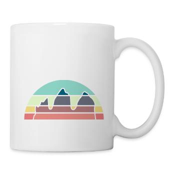 Three Peaks ornate - Mug - white - Right